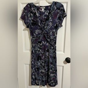 Dress barn brand, size 12, Purple floral print
